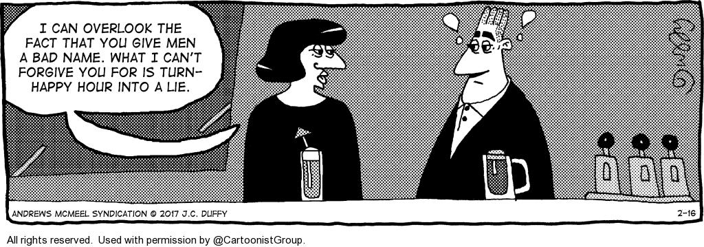 cartoonistgroup's tweet photo. Unforgivable sins.
By @NightDeposits #JC Duffy #FuscoBrothers
https://t.co/Tnuco477qZ
#HappyHour #Drinking #SingleWomanProblems https://t.co/oQRcIs6igg