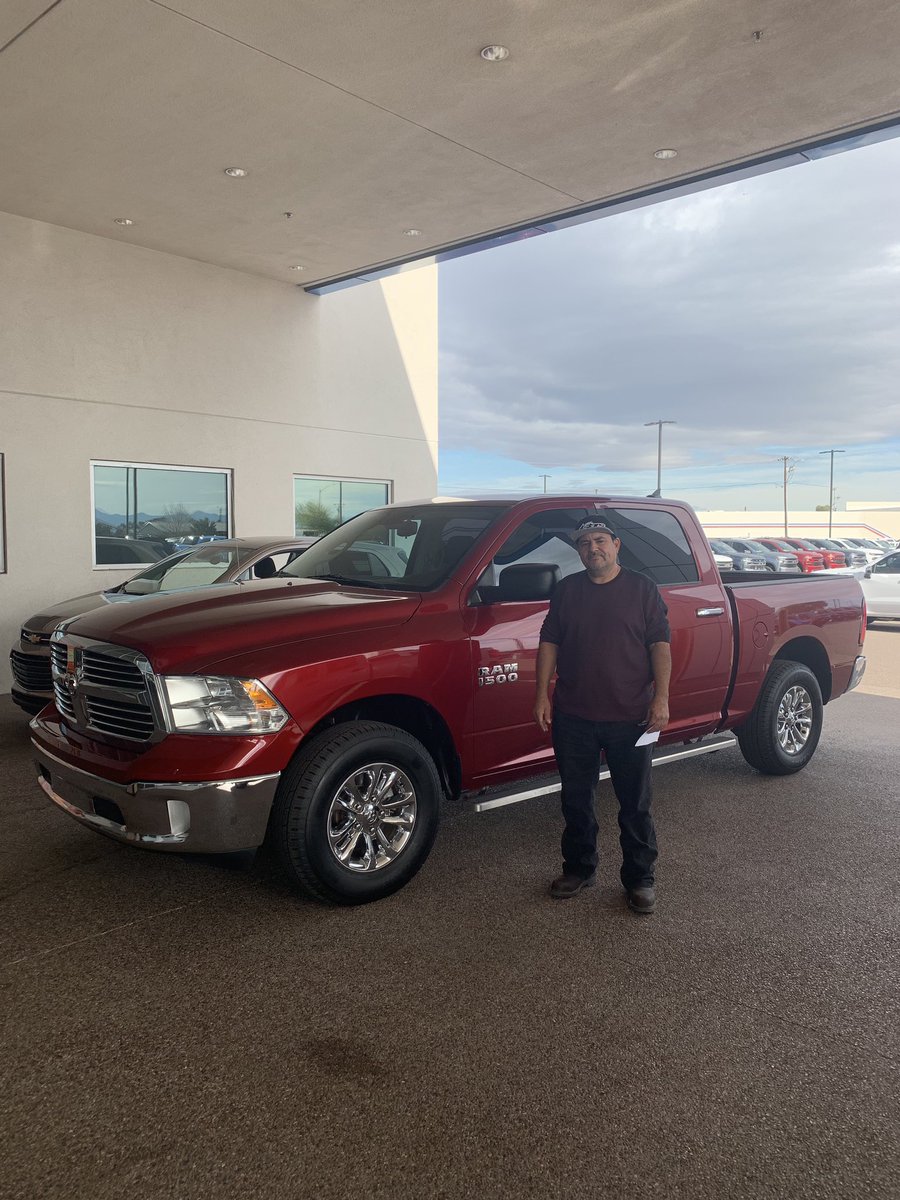 Thank you for allowing me the opportunity to earn your business. I am glad it worked out and you are happy with your newer Dodge Ram 🐏 #1Down11ToGo