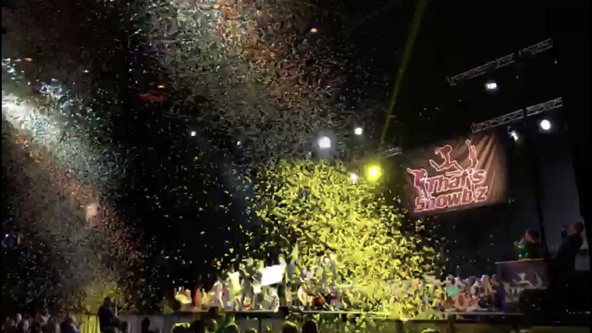 Simon_Naylor's tweet photo. Massive congrats to everyone who took part in @thatsshowbizuk Grand Final! What a day! Massive, massive well done to @WykeCollege for bringing it &amp; taking home the crown of CHAMPIONS 2018/2019! New victors &amp; deserved! Enjoy the win! See you next time! #Dance https://t.co/HUNd9e9Qhv