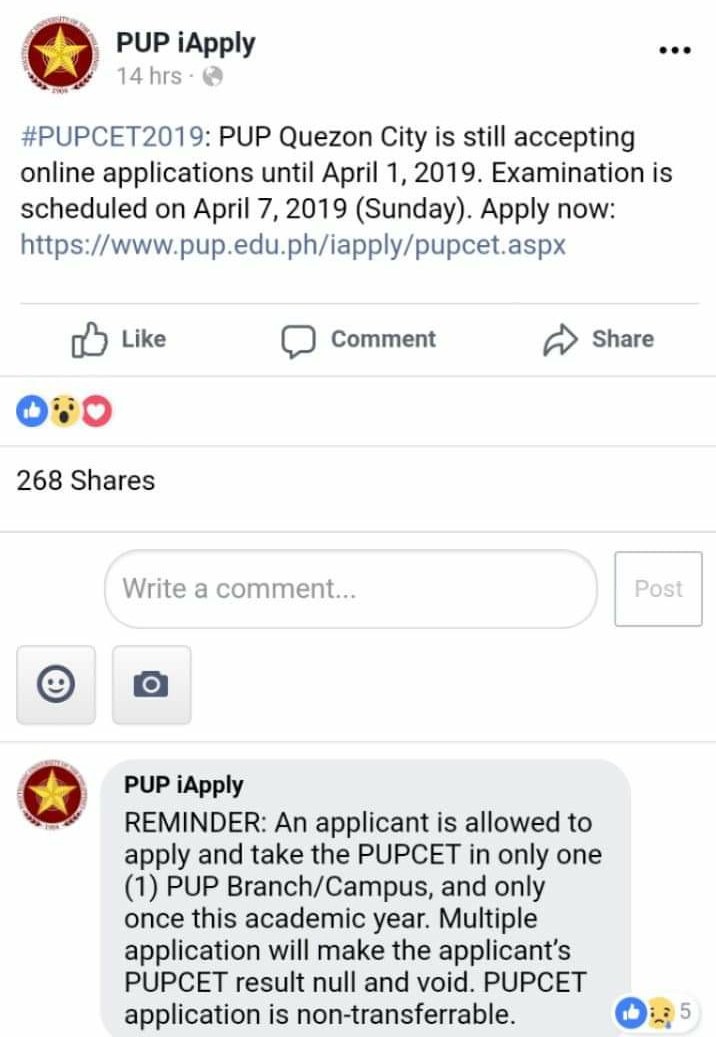 Pup Iapply Pupcet