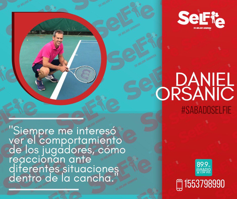 #sabadoselfie | “Siempre me interesó ver el comportamiento de los jugadores, cómo reaccionan ante diferentes situaciones dentro de la cancha.” Daniel Orsanic en <a href="/radioconvos899/">Radio Con Vos 89.9</a>