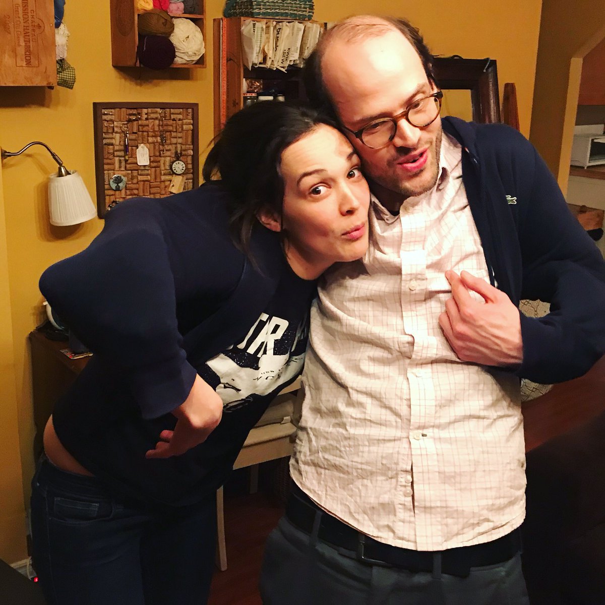 Just a sneak peek at what next Sat night March 9th <a href="/TOsketchfest/">The Toronto Sketch Comedy Festival</a> is gonna look like. If you’ve ever dreamed of sharing a cardigan with <a href="/ChrisLevs/">Chris Leveille</a> &amp; @Shannon_Lahaie ( I mean who hasn’t?!? ) This is your big chance! Show starts at <a href="/8pm/">8pm</a> @TheatreCentre #DJD #dreamsdocometrue