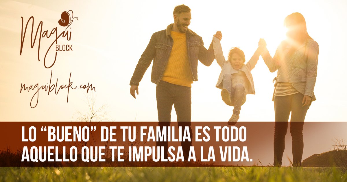 MaguiBlock's tweet photo. #MaguiBlock #LoveTransforms Lo “bueno” de tu familia es todo aquello que te impulsa a la vida. https://t.co/9eQ3zoXnFw