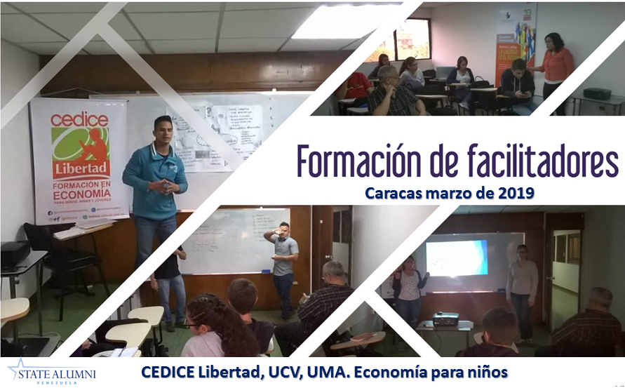 econojovenes's tweet photo. Hoy #formandofuturo de sociedades prósperas, libres y responsables con replicadores universitarios de Caracas y Valencia
#StateAlumni https://t.co/xvDchPJsOs