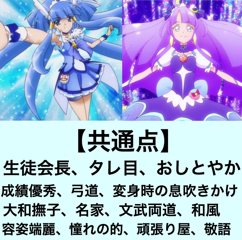アッシュの灰塵 Precure キュアビューティとキュアセレーネの共通点を挙げてみた アッシュの灰塵 Precure キュアビューティとキュアセレーネの共通点を挙げてみた