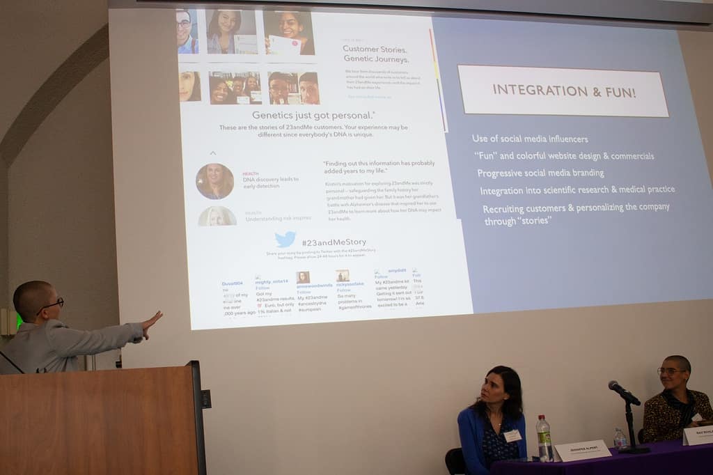 queerfutures_'s tweet photo. some throw back pictures to October at the QGrad Conference at UCLA 💕 
reminder that if you bring us for presentations you will get cute outfits, a lot of hand gestures and Meera the Service Dog 🐶 
#ConferenceLooks #QueerFutures https://t.co/NDouMIcEZt