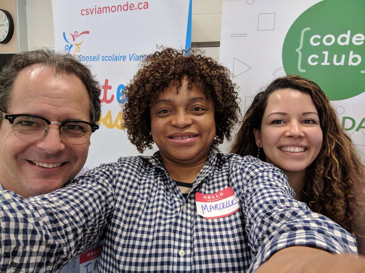 PmPriso's tweet photo. Merci @CSViamondeEAV pour cette belle initiative. Atelier #CoderCreerEduquer #CodeCan #Brampton @CSViamonde #toutestpossible avec @MadameFatimaK https://t.co/PUCCpjhXCB
