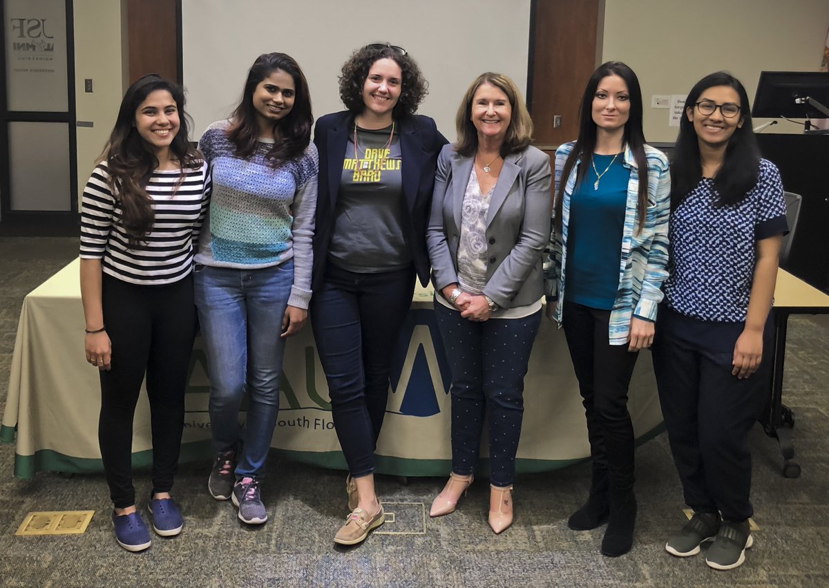 NicholeFessell's tweet photo. @AAUW_USF had an incredible visit from Joanne Persinger Senior VP of @Tech_Data. With her 30-yr career in Technology, she led an inspiring discussion and gave invaluable advice for women or anyone starting their career in #technology, #leadership, or #STEM. We thank her so much! https://t.co/Ge8GHGT8Dm
