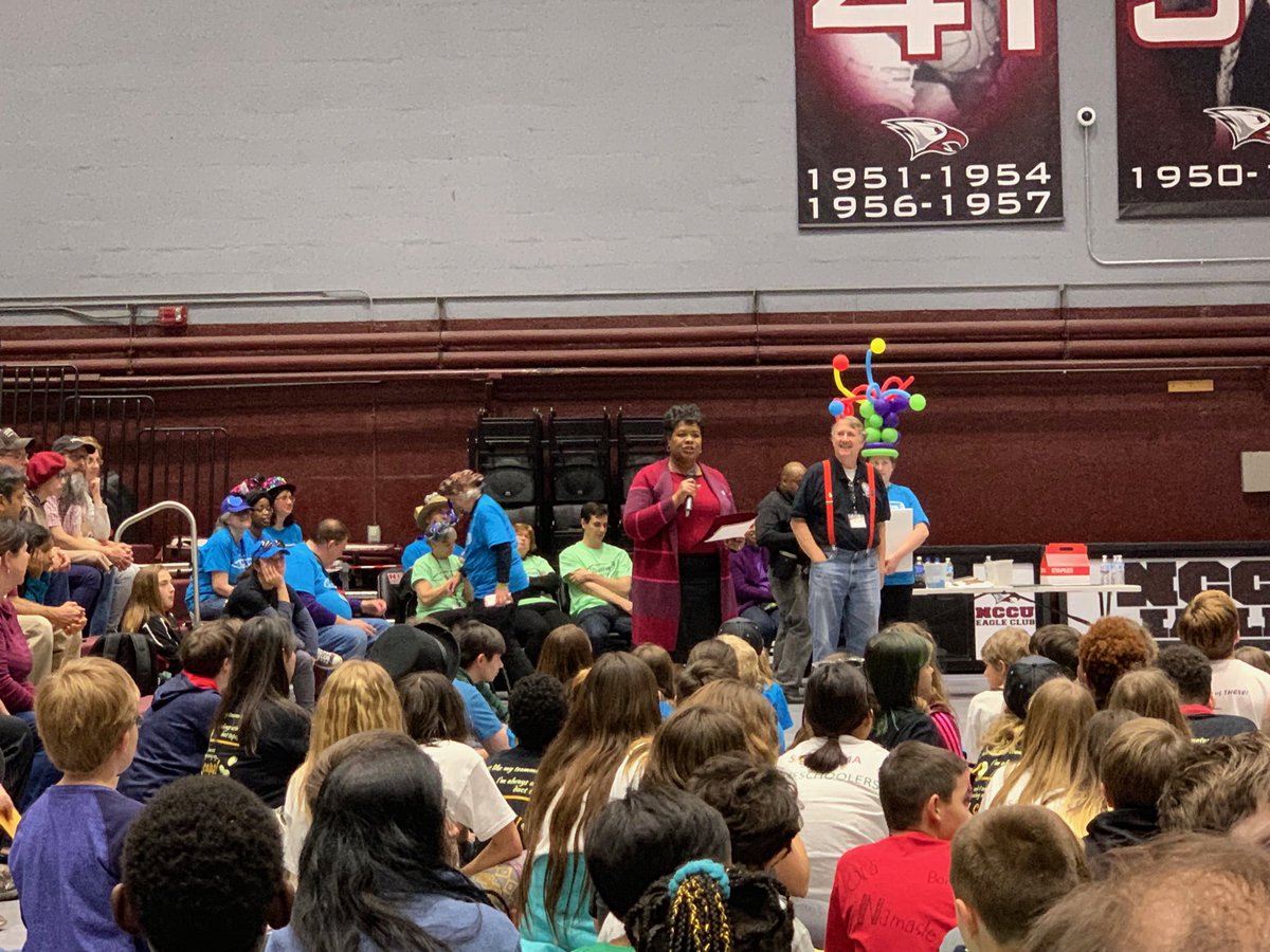 drsuzanwasik's tweet photo. Thank you ⁦@NCCU⁩ for hosting the ⁦@NCOMEastern⁩ Odyssey of the Mind Tournament! It rocked! ⁦@nccucounseling⁩ #ncome #creativity https://t.co/9hLHnL52HQ