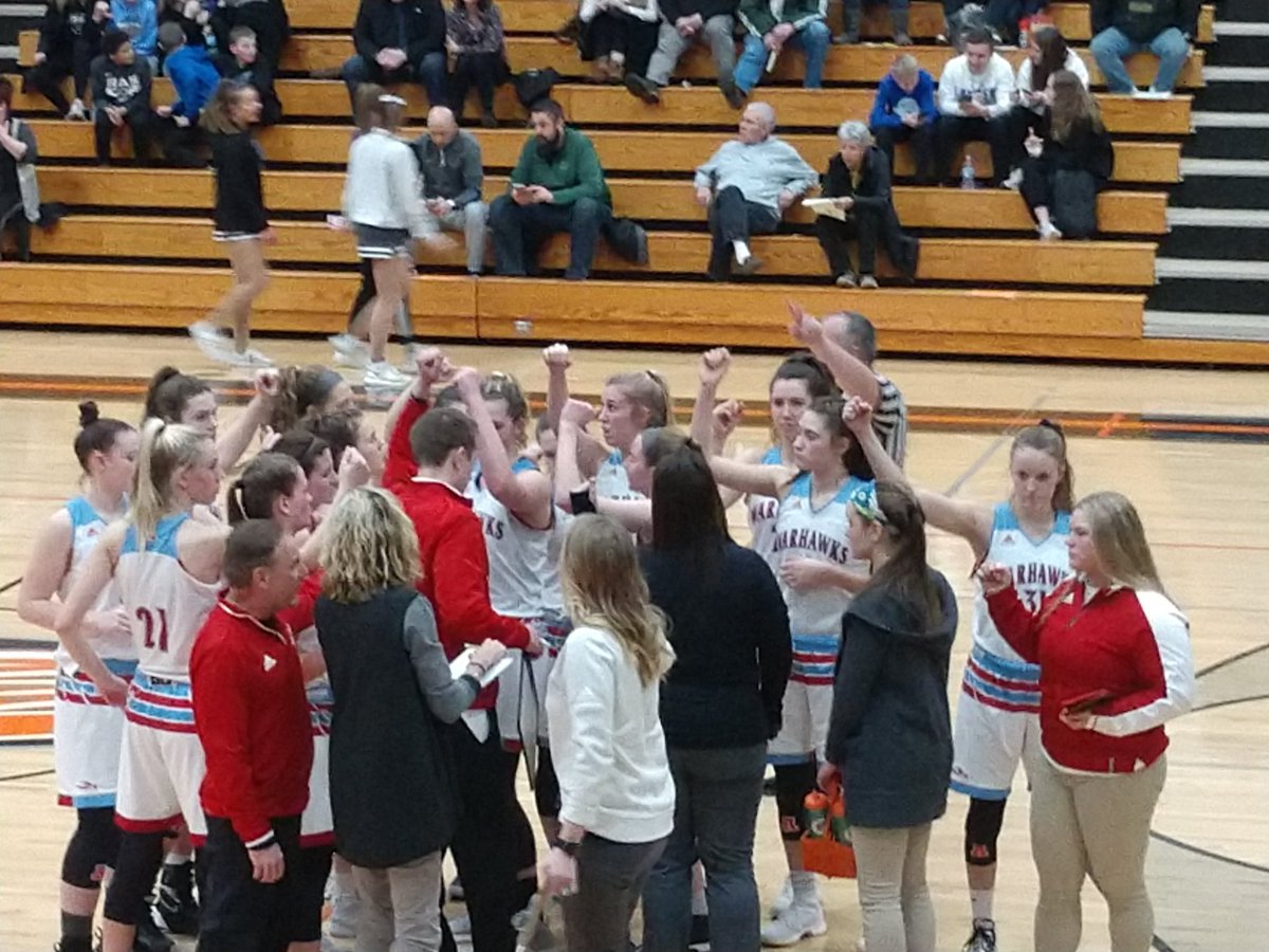 <a href="/arrowheadgirlBB/">ArrowheadGirlsBball</a> ended an awesome season with a hard-fought overtime loss to Bay Port this afternoon. We're proud of the entire Team's efforts and accomplishments, with a special thanks going out to the Seniors!