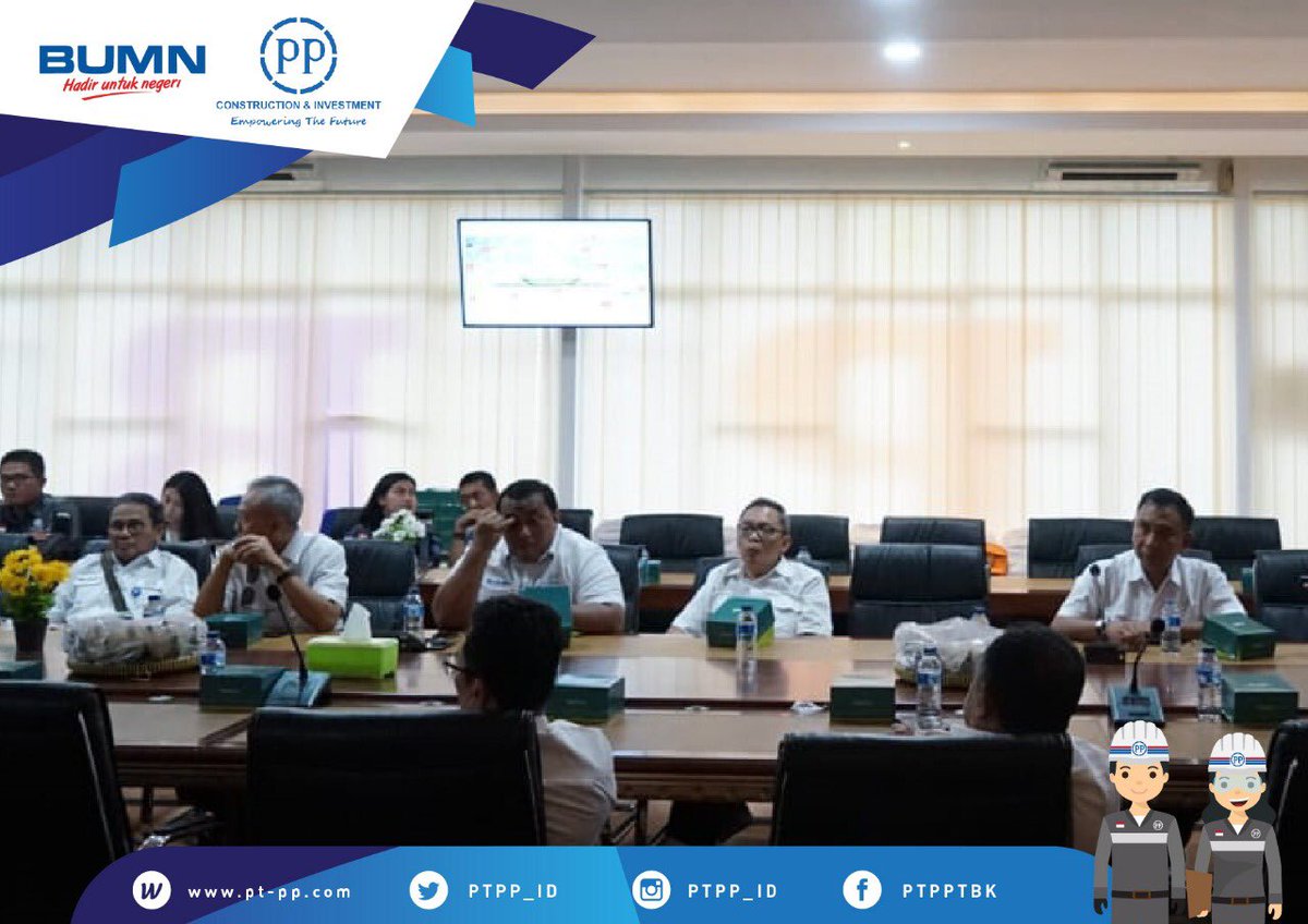 PTPP_ID's tweet photo. Dalam kunjungan tersebut, Komisaris Utama PTPP Andi Gani Nena Wea menekankan pentingnya kualitas kerja tim dan memastikan waktu penyelesaian proyek sesuai rencana.
#EmpoweringTheFuture
#ASEANclassCompany
#PTPP https://t.co/iIwZ8vjYq5