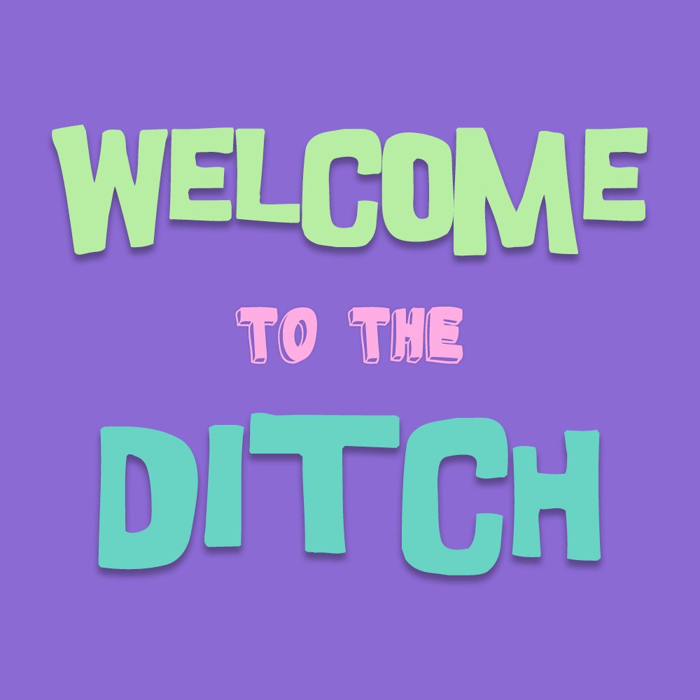 StudioShames's tweet photo. The ditch, it summons ye! Join @threedaloo and @novelaugust for some typical writerly shenanigans, this time about processing the people and problems in our lives through fiction. #writerlife #podcast https://t.co/QUsBgO1aHy https://t.co/79DmLm5BER