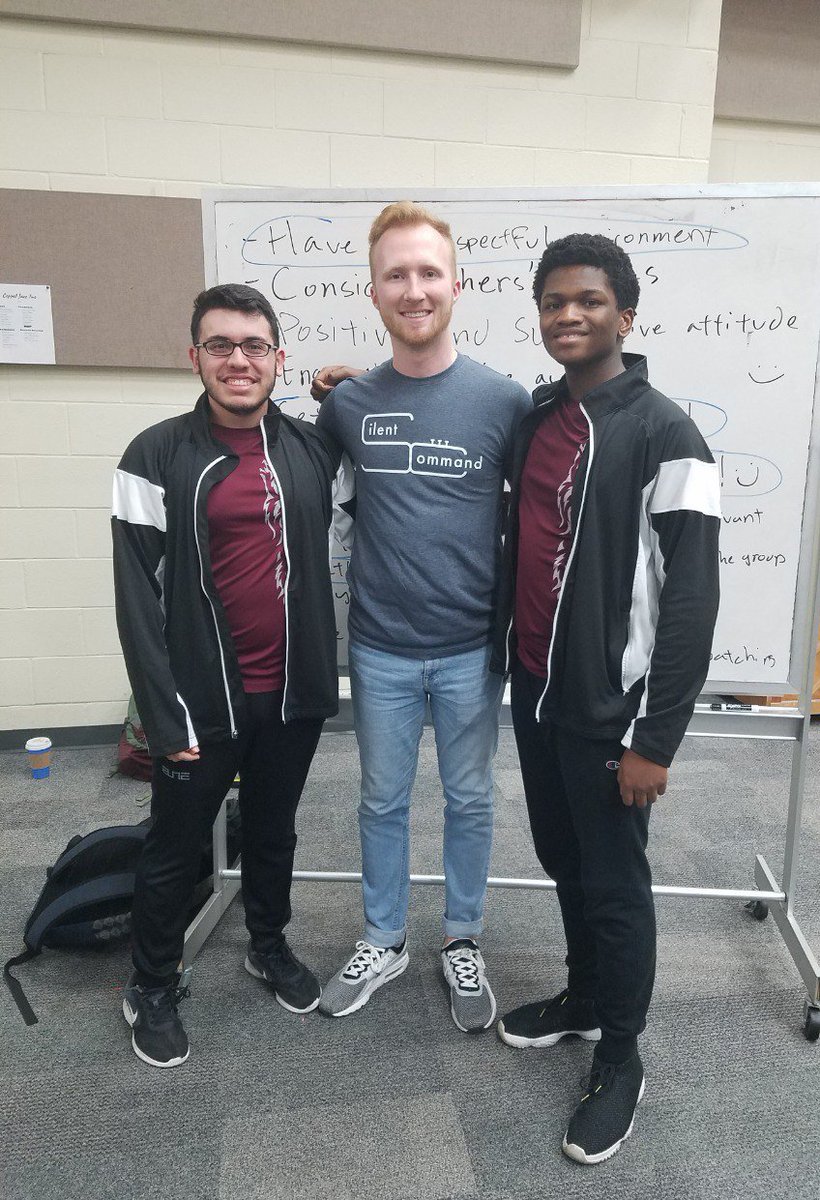 agustiiiini's tweet photo. I'm excited for marching season! Silent Command was great @SiCommand @ZachAshcraft #SilentCommand https://t.co/LN4qIrdSaG