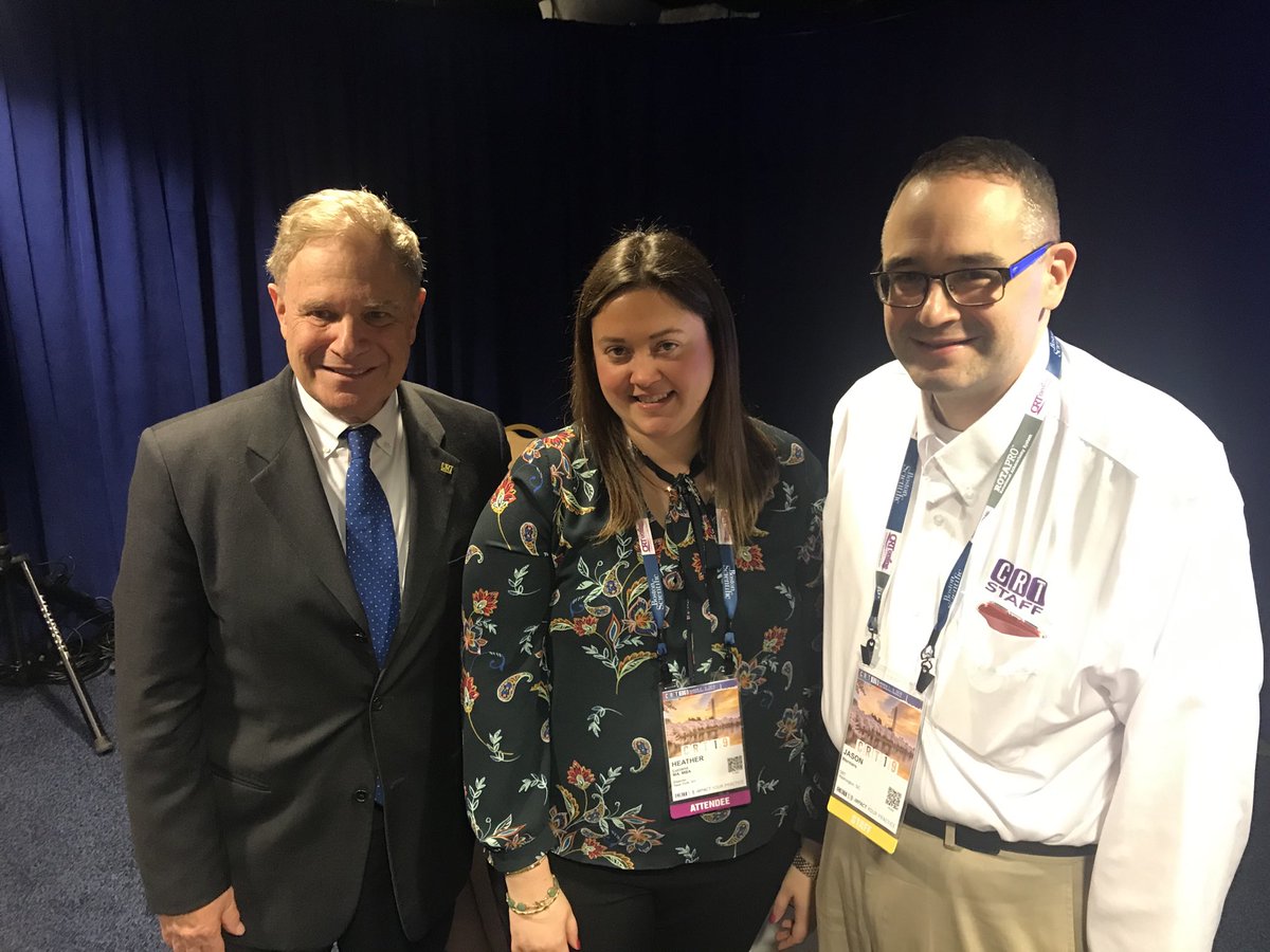 Thanks to ⁦@ron_waksman⁩, ⁦@HMLuciano⁩ and ⁦@JasonWermers⁩ for leading an excellent Editorial Board reception! #CRT2019 ⁦@CRT_meeting⁩