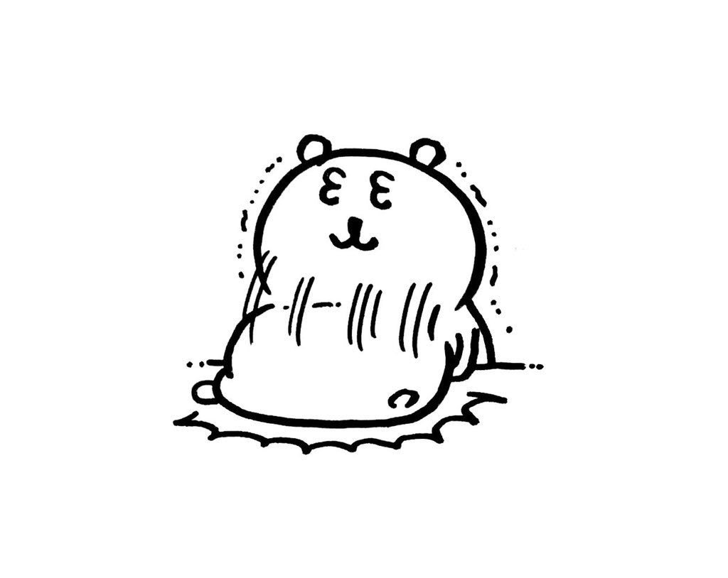 二日酔いつらい #ねむねむ #自分ツッコミくま