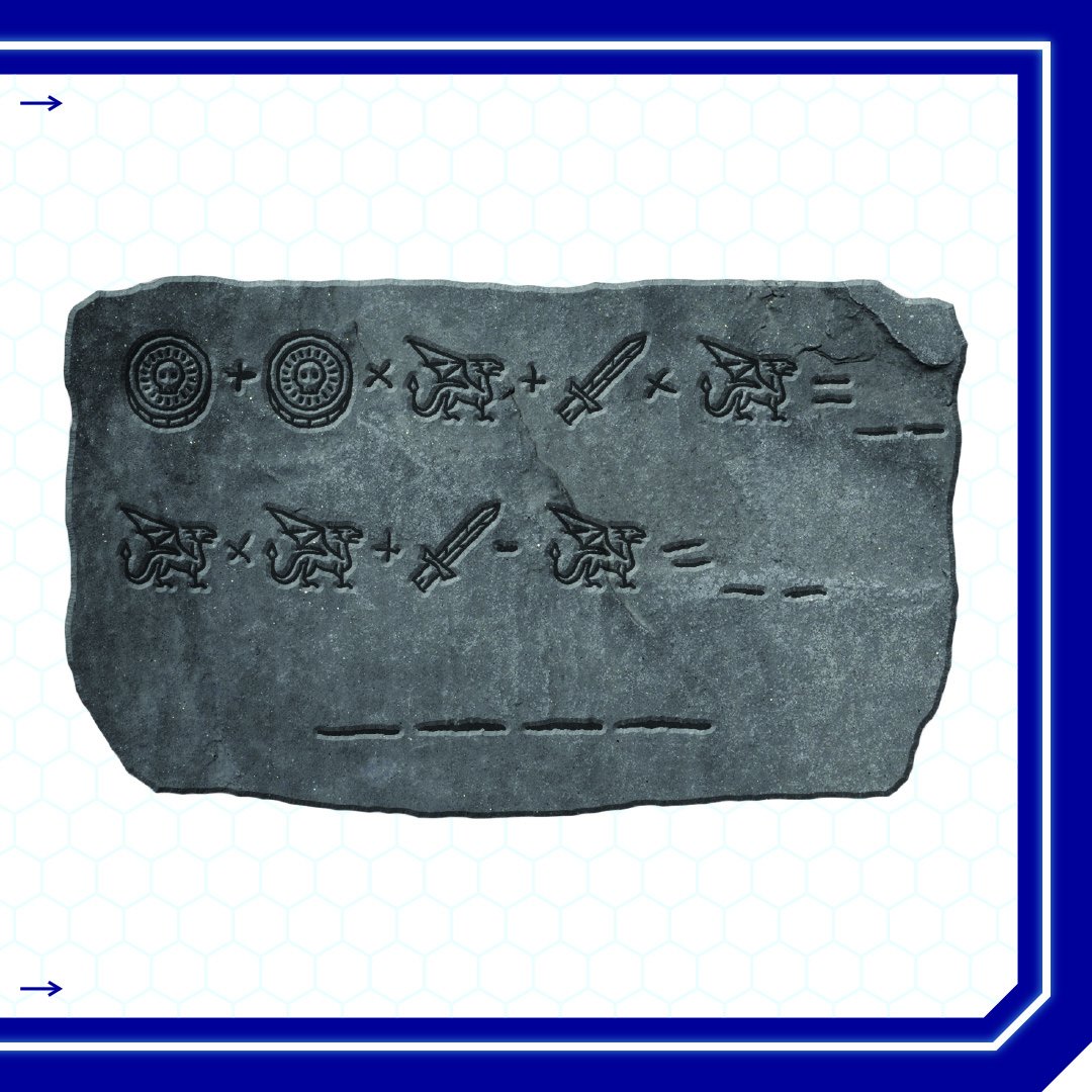 CosmeticsCrit's tweet photo. 🎓 Math? That's it... I quit RPGs!
Can you determine the 4 digit code?

📌 Tag your quick maths buddy!
____________________________________
#critcosmetics #ciphersaturday #puzzle #cipher #rpg #dnd #rpgcode #dndcode #rpgcipher #dndcipher #dndpuzzle #rpgpuzzle https://t.co/Wcss5jb6iC