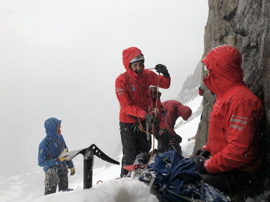 Live4Fells's tweet photo. Winter MR Training on Ben Nevis today, Weather didnβt disappoint ππ¨π¨β #StormFreya #glencoe #bensnorthface #lamrt https://t.co/1XkDK0sP9i
