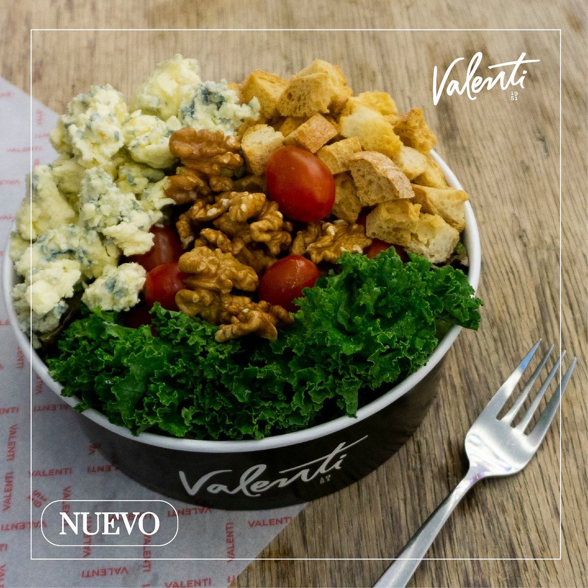 Vení a conocer nuestras nuevas ensaladas #Valenti, come sano y rico con la mejor calidad!