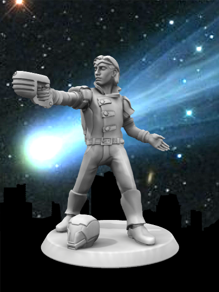 Not-necessarily-canon versions of Sandrel Creed and Captain Shadow, built in the HeroForge gaming miniatures builder. Seemed like a good time to post these, since Mx. Creed is going to be speaking to our listeners shortly.