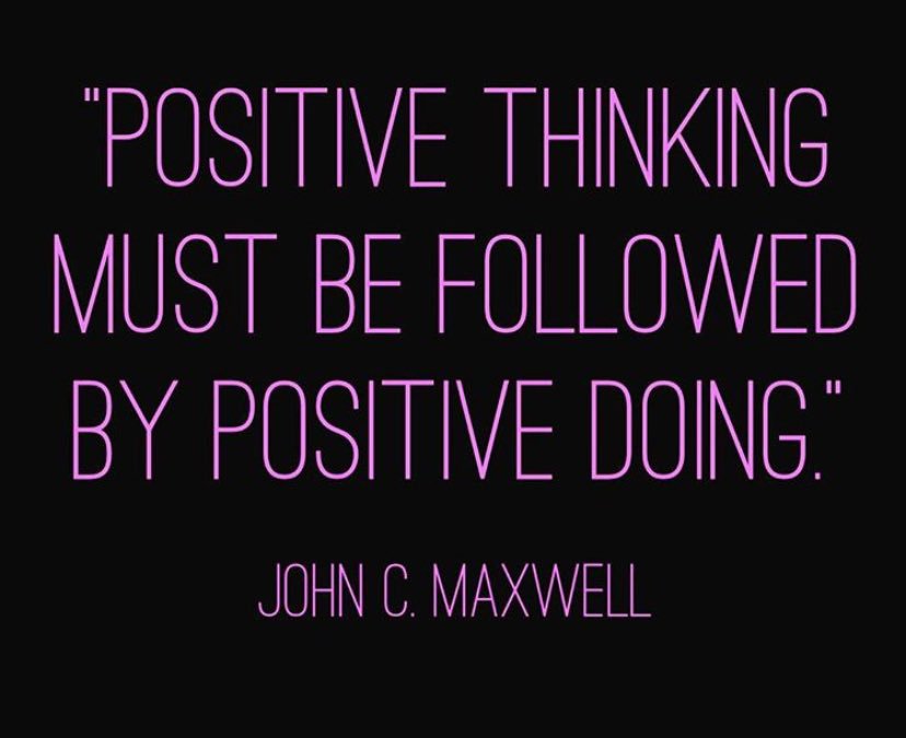 elaine_perry's tweet photo. — Positive thinking must be followed by positive doing. — John C. Maxwell #leadership #ThinkBIGSundayWithMarsha #SuccessTRAIN 

via @MateDC https://t.co/GwaMSQjVp1