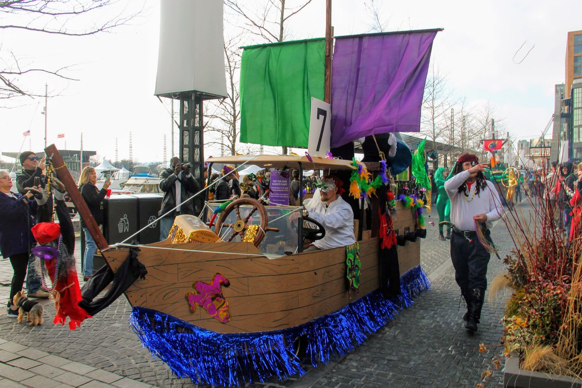 TheWharfDC's tweet photo. Congratulations to the Best Floats of Mardi Gras 2019!
1st: Capital Yacht Club @CYC1892
2nd: @kirwansthewharf
3rd: @SWBID 
Thanks to all who participated and all who voted! https://t.co/tqkqSW3hSW