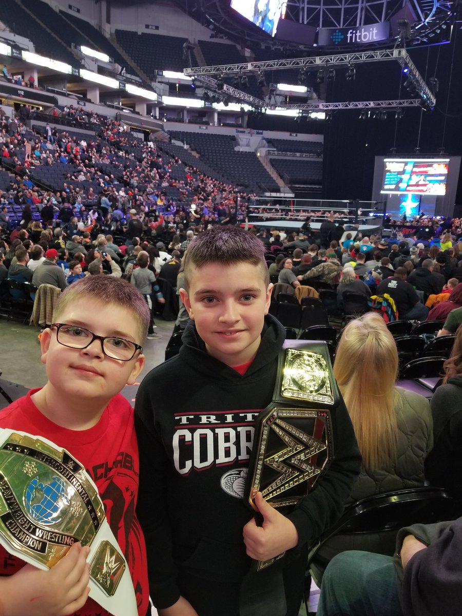 #WWEMinneapolis 
The boys are ready!!