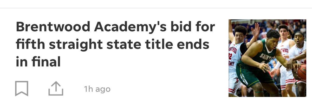 mayberrytiger's tweet image. ⁦@mgiannotto⁩ #Briarcrest Could they not have a headline line “Briarcrest Wins State?”