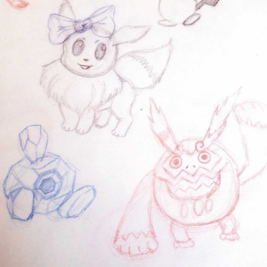 GothicReverie_'s tweet photo. Here are some doodles we made today!
#fanartfun #saturdaysketches https://t.co/LeOfl18q6J