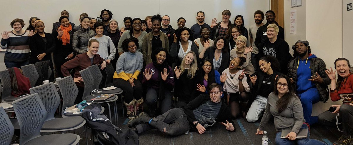 Thanks so much to everyone who persevered through SEVEN HOURS of hands-on workshops, writing CFPs and giving feedback to new friends.

These are the faces of the future of tech, y'all.

#MakeTheTalkHappen <a href="/gdcfpday/">Global Diversity CFP</a>
