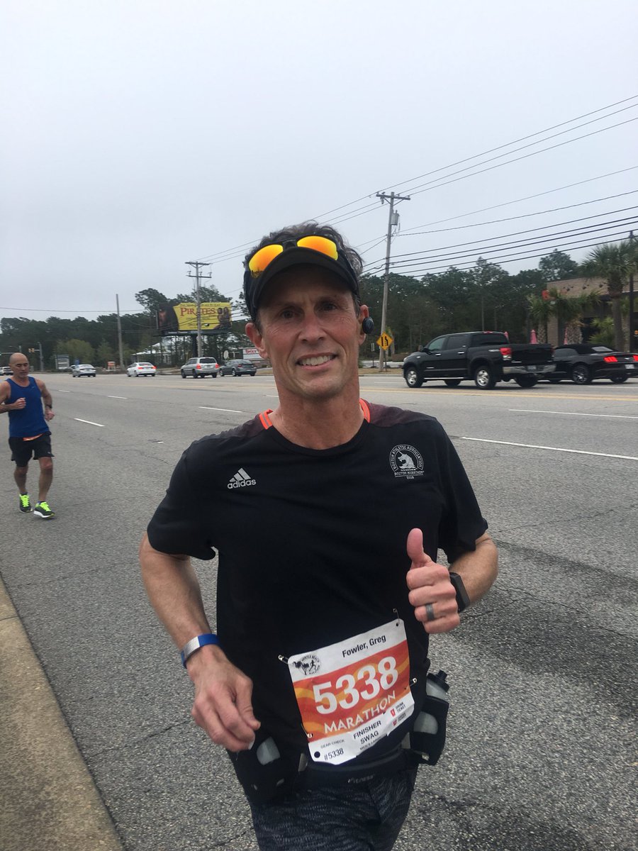 2ndHalfStronger's tweet photo. Marathon number 11 in the books. Tough day. First half was close to plan, but second half was awful. Oh well. It happens. Maybe they’ll be a 12th one day. https://t.co/qul0geTKxc