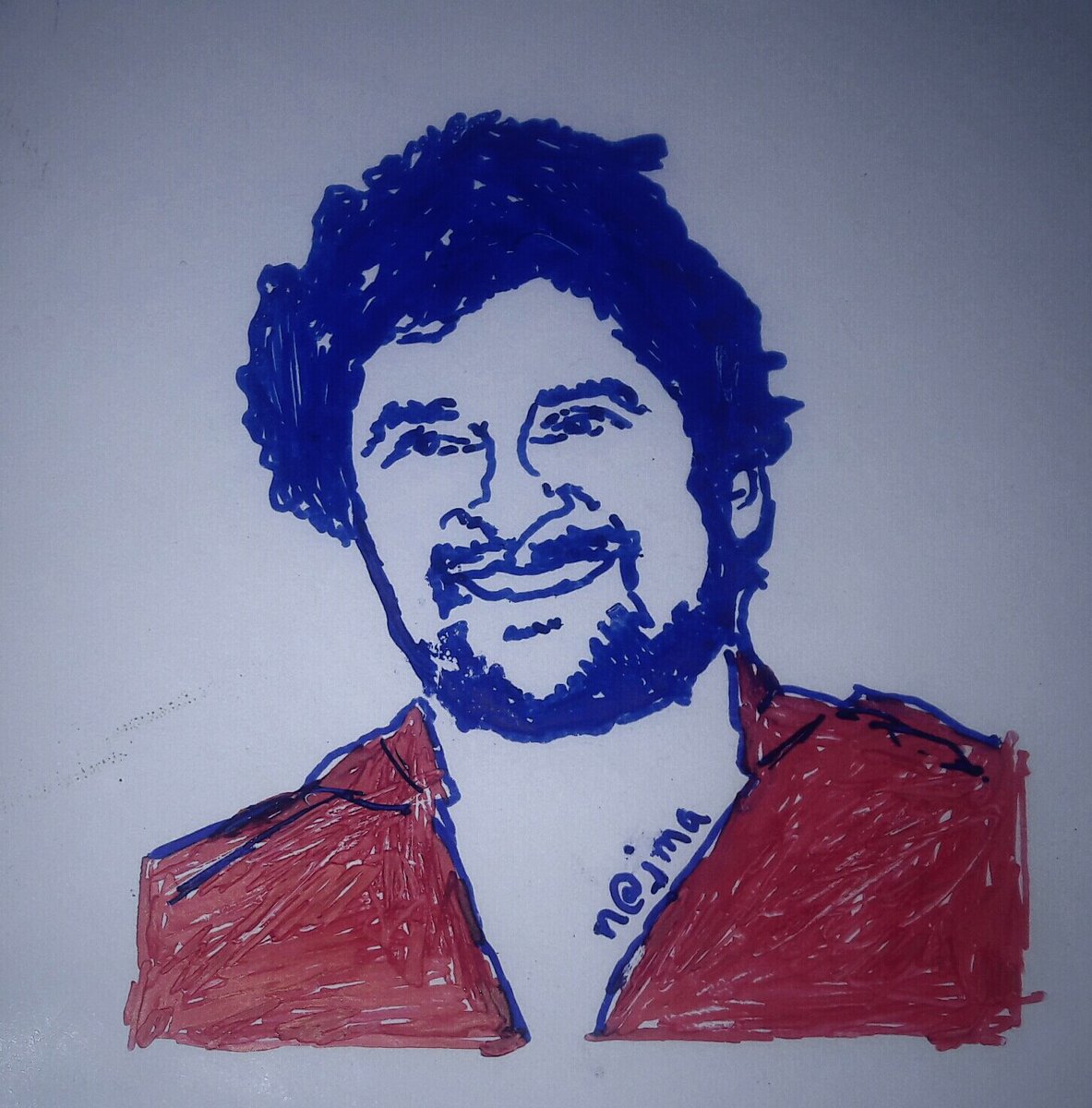 nani_najma's tweet photo. Hi Nani Garu meekosam ippude vesina pen sketches Nani Garu😍
@NameisNani❤
Chala prematho vesa mekosam
Yela vunnayo o sari cheppandoyi Nani garu😔😌
Happy Sunday Andi
#LoveUSooMuch
#WaitingForUrReply
#WaitingForJersey
@havishmark111
@NameisNani
@anjuyelavarthy
@mail2ganta https://t.co/XPN4Xqa8Cy