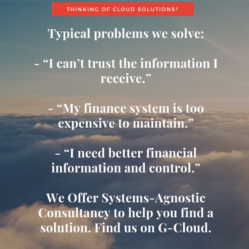 MSInsightX's tweet image. Are you thinking of implementing cloud solutions for finance and ERP systems? Our services can be procured through the G-Cloud and DOS frameworks: lnkd.in/gfnTNvY #itprocurement #finance #financialmanagement #cloudaccounting #erpimplementations