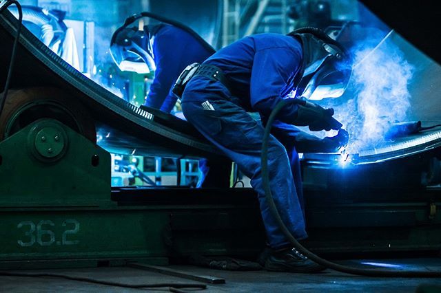 •⁣
Steel, lots of Steel! Shooting for industrial clients gets you behind the scenes in some of the most amazing places. Here in Rostock, Germany they were producing segments for huge tripods used as the bases for Offshore windmills. These segments we… ift.tt/2SHzPxi