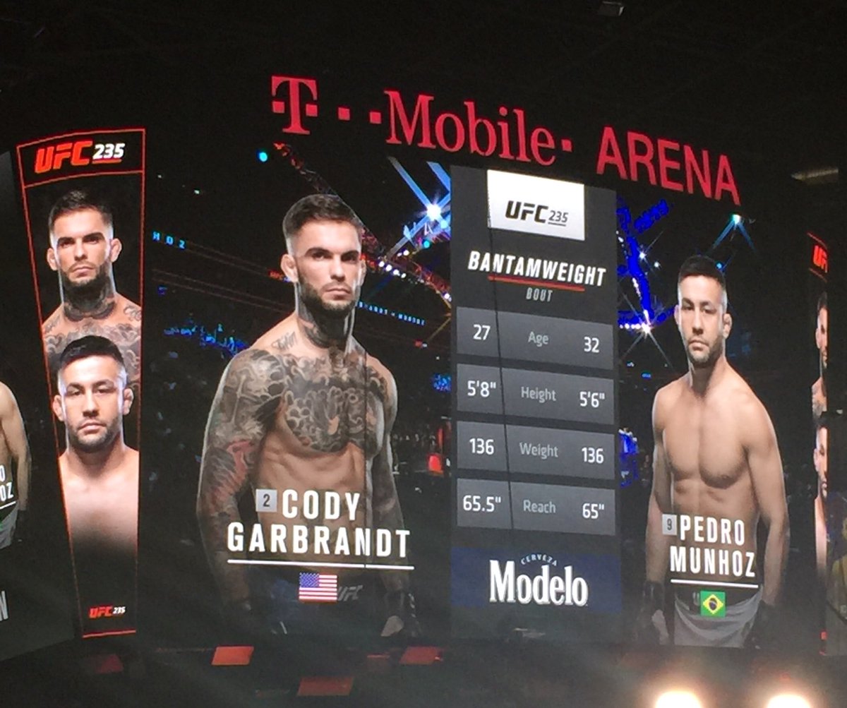 tiffanyn8433's tweet photo. Wow! That 1 round was a gift. Thank you Cody and Pedro!!!! #UFC235 #MMAmom #ILoveMMA https://t.co/hqpnobesQw