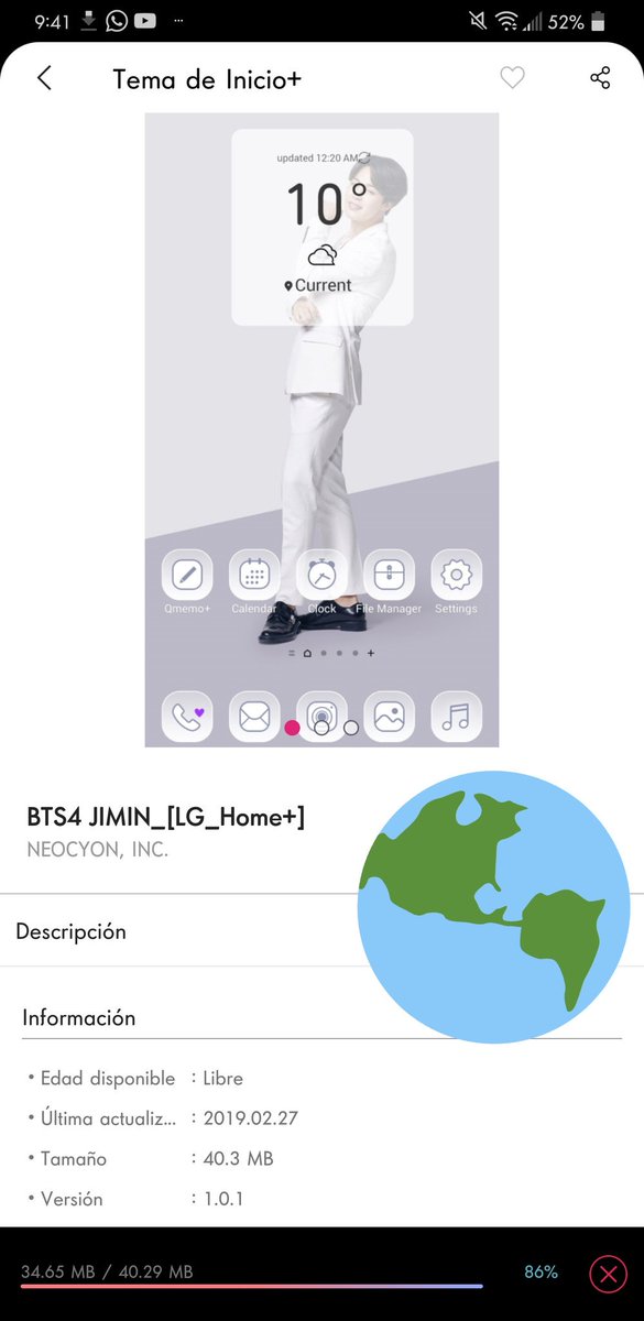 Nidia_Army's tweet photo. Ya salio la nueva linea de BTS THEME PACK version Spring disponible para LG
#BTSxLG #BTSTHEMEPACK https://t.co/daDjQQqxhR