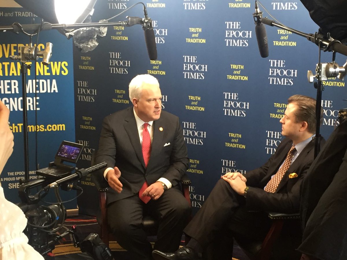 EpochTimes's tweet image. Thanks @mschlapp for coming to chat with us on American Thought Leaders with @JanJekielek! @CPAC #CPAC2019