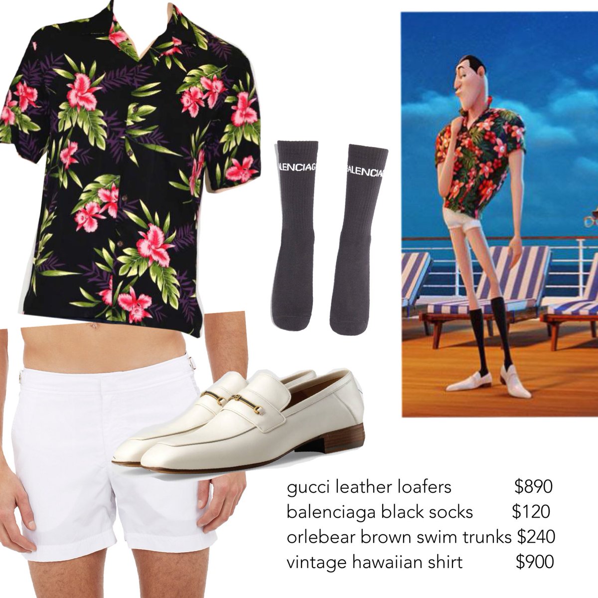 emotionalmack's tweet photo. cop dracβs style!!! #hoteltransylvania3 #bestmovieever #styleinspo #styleoftheday #designeronly https://t.co/XaTteDvxJP