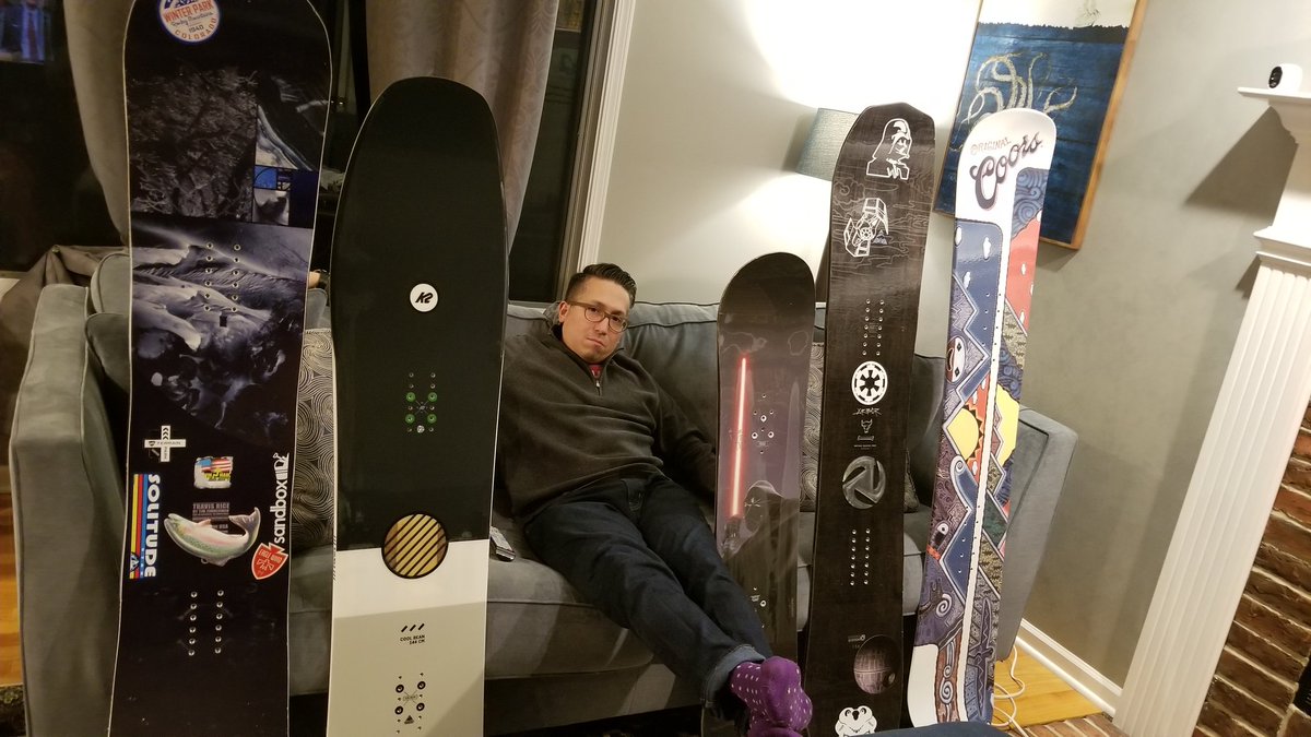 RayAntonioGomez's tweet photo. Just hanging out with my pals of the #Pow
#powslayer
#libtechtravisrice
#arborbryaniguchipro
#burtonchopper
#k2coolbean
#coors https://t.co/mvS7c548vd