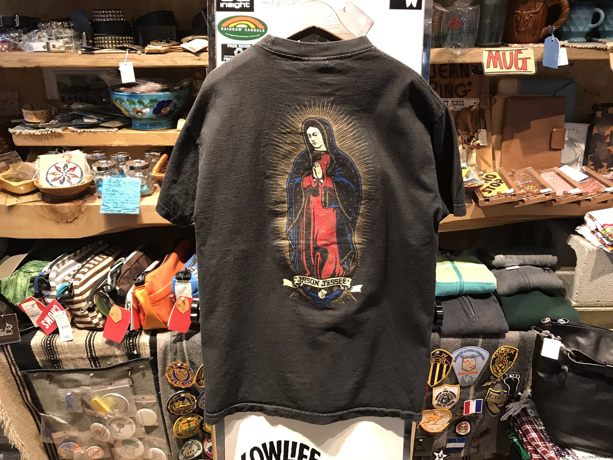 SANTA CRUZ JASON 素早く JESSEE Tシャツ NHS 古着 SANTA CRUZ JASON 素早く JESSEE Tシャツ NHS 古着