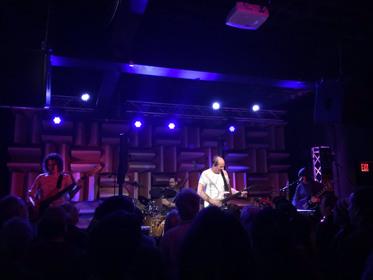 Dug_Brooks's tweet photo. Adrian Belew and his band crushing it tonight! @HifiIndy @THEadrianbelew https://t.co/sfudId5wKN