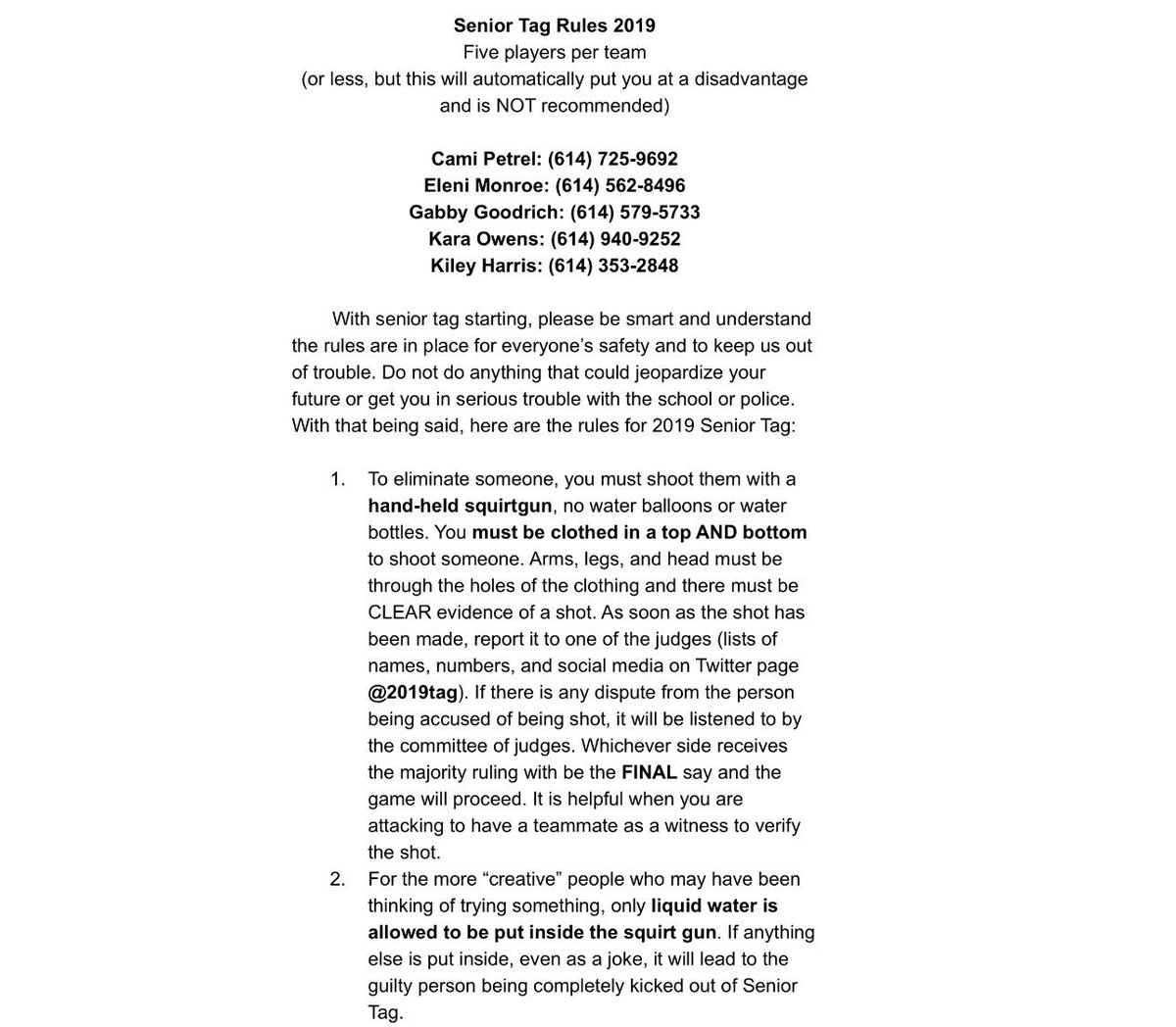2019 HDHS Senior Tag tweet media