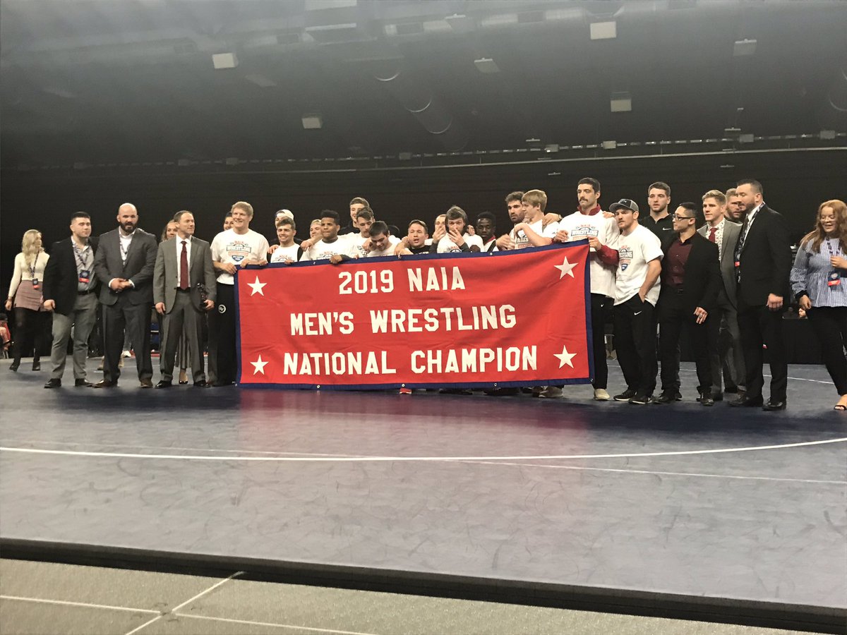 GrandViewAD's tweet photo. They did it again.  Congrats to @NickMitchell_GV and @GVWrestling 8 in a row and it doesn’t get old... https://t.co/Q8VI5z9xze