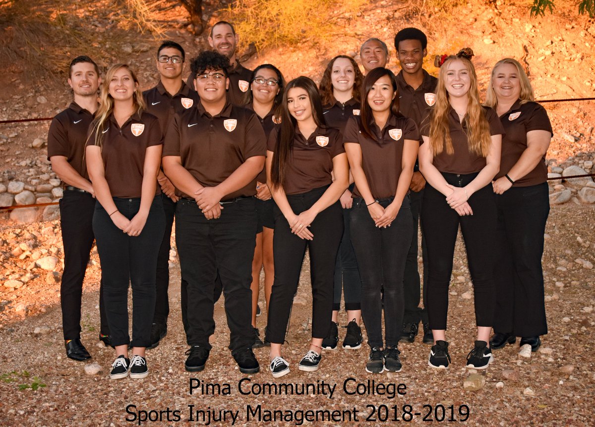 PimaAthletics's tweet photo. March is NATIONAL ATHLETIC TRAINING MONTH. Thank you to our Aztec Athletic Training staff: April Jessee, Akira Kondo, Chris Murphy and their student interns. Thank you for keeping our student-athletes healthy and helping them face challenges on and off the field head on. #PimaSIM https://t.co/WHyRjKSGkg