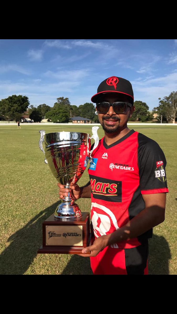 GreenvaleRoosCC's tweet image. The club would like to congratulate @sunam_cric for his roll in me @RenegadesBBL win during the week as part of the multicultural T20 cup played in Wollongong.
#bangbang #GETONRED