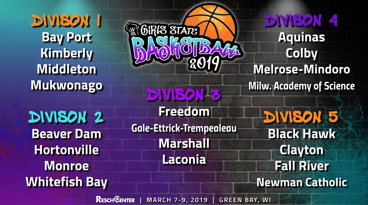 WIAA (@wiaawi) on Twitter photo Congratulations to all 20 Girls Basketball <a href="/wiaawistate/">WIAA State Tournaments</a> qualifying teams on their victories today & a successful #RoadToTheResch! ๐ ๐
Let's pack the Resch Center this week & watch the best girls high school basketball of the year! ๐ #wiaagb Congratulations to all 20 Girls Basketball <a href="/wiaawistate/">WIAA State Tournaments</a> qualifying teams on their victories today & a successful #RoadToTheResch! ๐ ๐
Let's pack the Resch Center this week & watch the best girls high school basketball of the year! ๐ #wiaagb