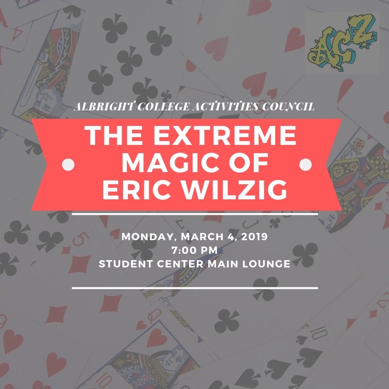 _ACsquared_'s tweet image. Did somebody say magic? This Monday experience a show like no other starring the brilliant illusionist himself Eric Wilzig! @EricWilzig