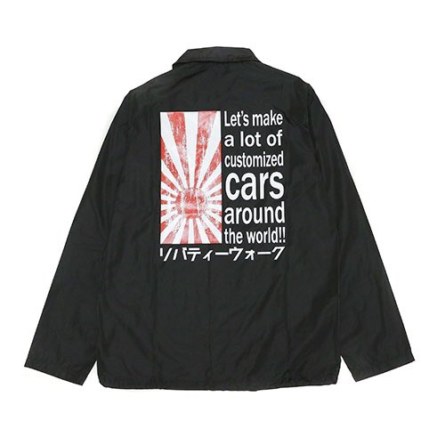 ブラック　コーチジャケット　刺繍　M リバティウォーク　LIBERTY WALK