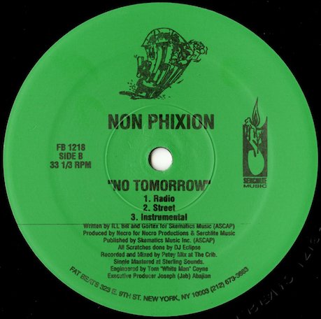 EVC_RECORDS's tweet photo. 【New Upload】
Non Phixion – Legacy / No Tomorrow (1996) 12"
・
YouTube チャンネル↓↓↓
https://t.co/SR2mMZ4v3V
・
#NonPhixion #Legacy #NoTomorrow #FatBeats #Serchlite #HipHop #DJEclipse #CeStyle #Necro #Rap #DJ #EVCRECORDS https://t.co/ARK3HH1jAT