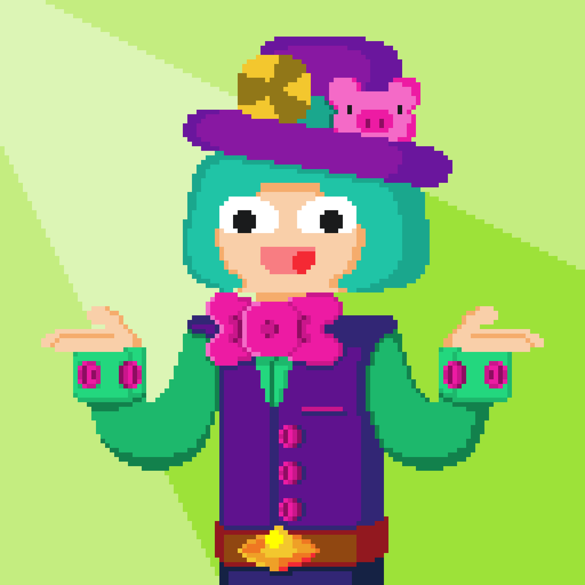 Oh God! I forgot his name!(
Can I name him Henry please?
#WeHappyRestaurant #PixelArt #Lazerbot