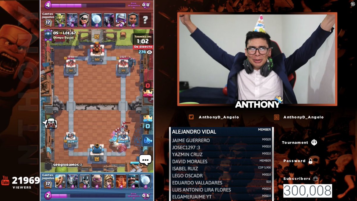 AnthonyD_Angelo's tweet photo. +27,000 espectadores simultáneos +390,000 vistas en directo
+38,500 likes
+31,500 subs
+95 patros

TODO ESTO EN EL DIRECTO DE HOY.

SIMPLEMENTE INCREÍBLE.

GRACIAS❤️ https://t.co/jQld0BGVD5
